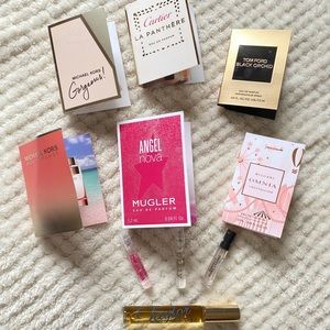 SOLD Designer fragrance samples with cards